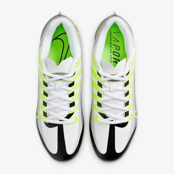 Nike Vapor Edge Speed 360 Volt/White/Grey Football Cleats DQ5110-071 - Picture 6 of 14